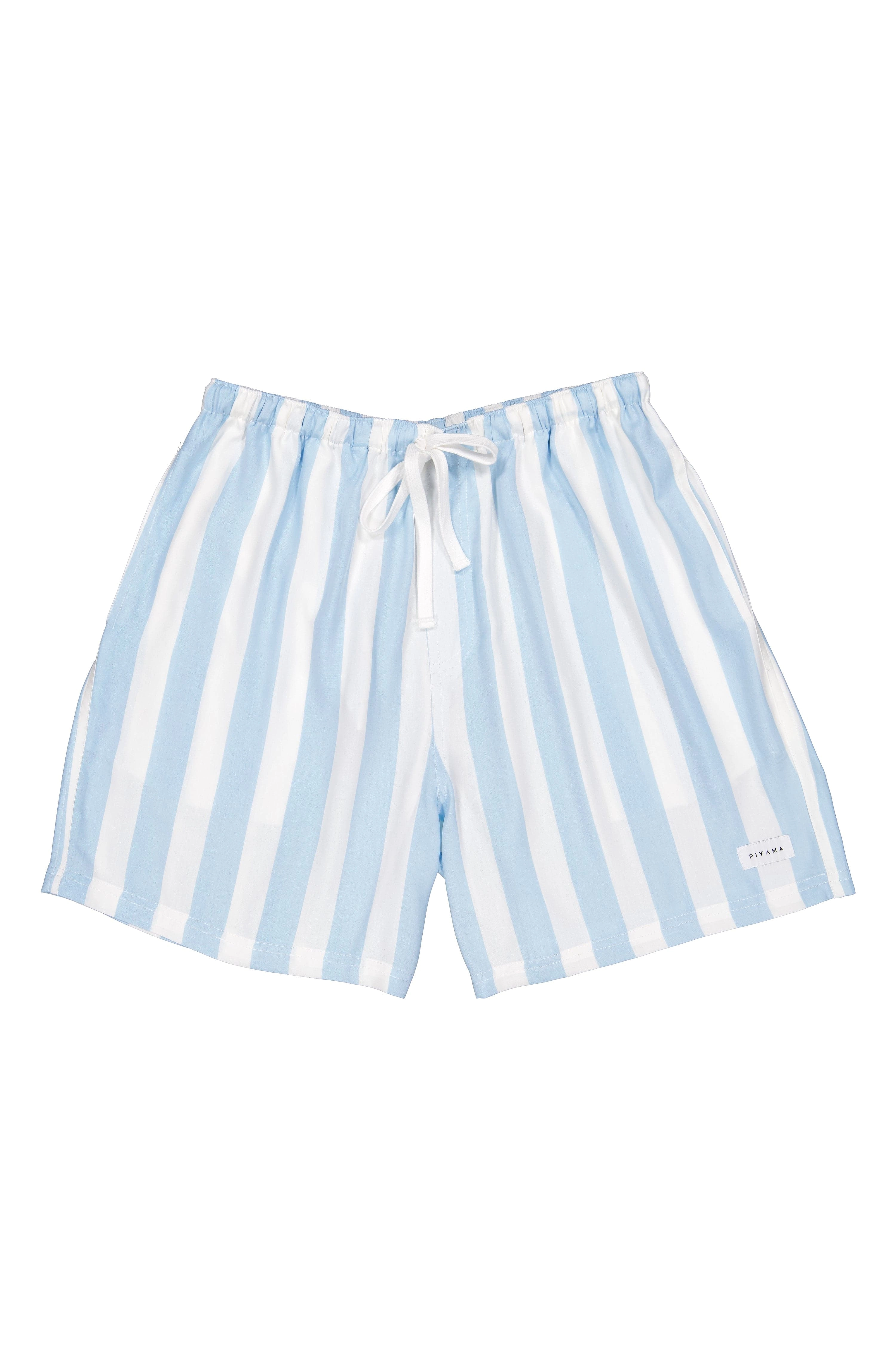 Mens Boxer Shorts - Stripe Blue