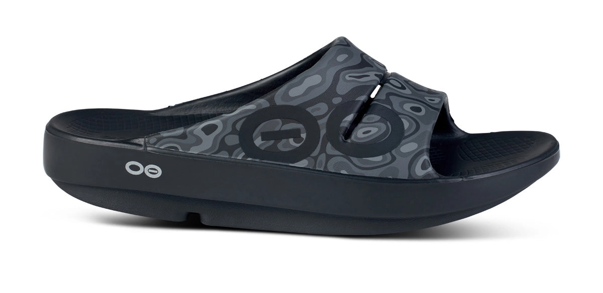 Men's OOahh Sport Slide Sandal - Black Water Camo