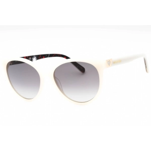 Moschino Love Women's Sunglasses - White Frame Dark Grey Sf Lens | MOL041/S 0VK6 9O
