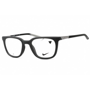 Nike Men's Eyeglasses - Matte Dark Grey/Black Square Full Rim Frame | NIKE 7290 034