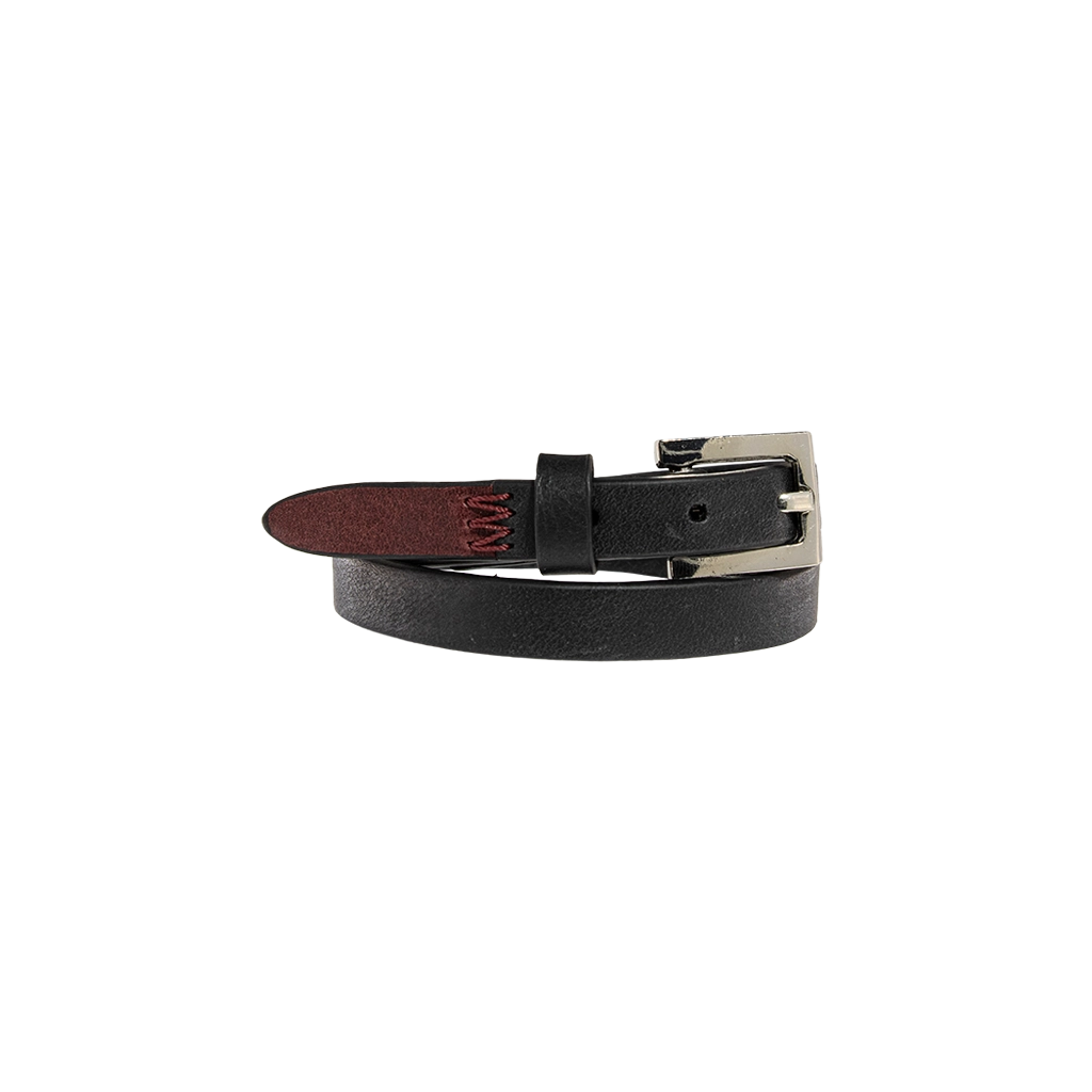 NYC Double Wrap Bracelet Men Black & Burgundy
