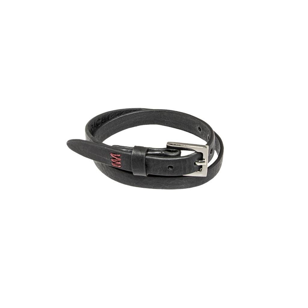 NYC Double Wrap Bracelet Men Black