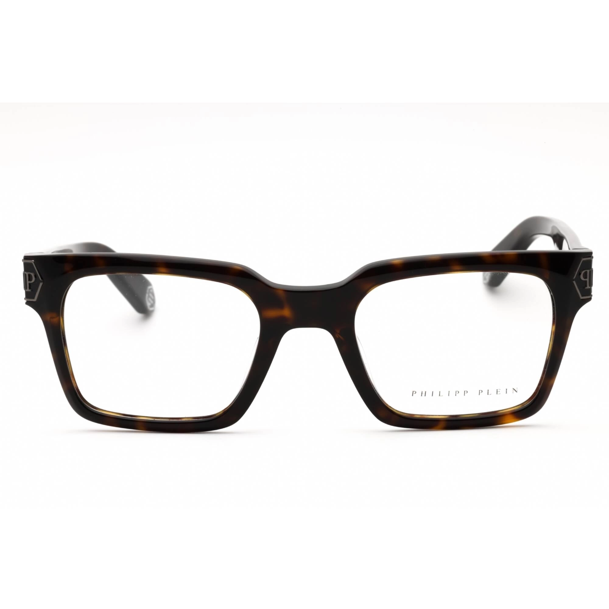 Philipp Plein Men's Eyeglasses - Dark Havana Acetate Full Rim Frame | VPP082M 0722