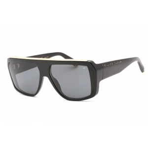 Philipp Plein Women's Sunglasses - Black Plastic Aviator Shape Frame | SPP074 0700