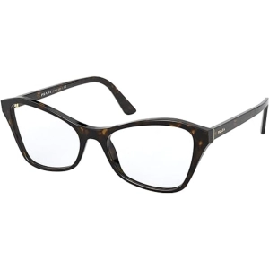 Prada Women's Eyeglasses - Havana Plastic Butterfly Frame | PRADA 0PR 11XV 2AU1O153