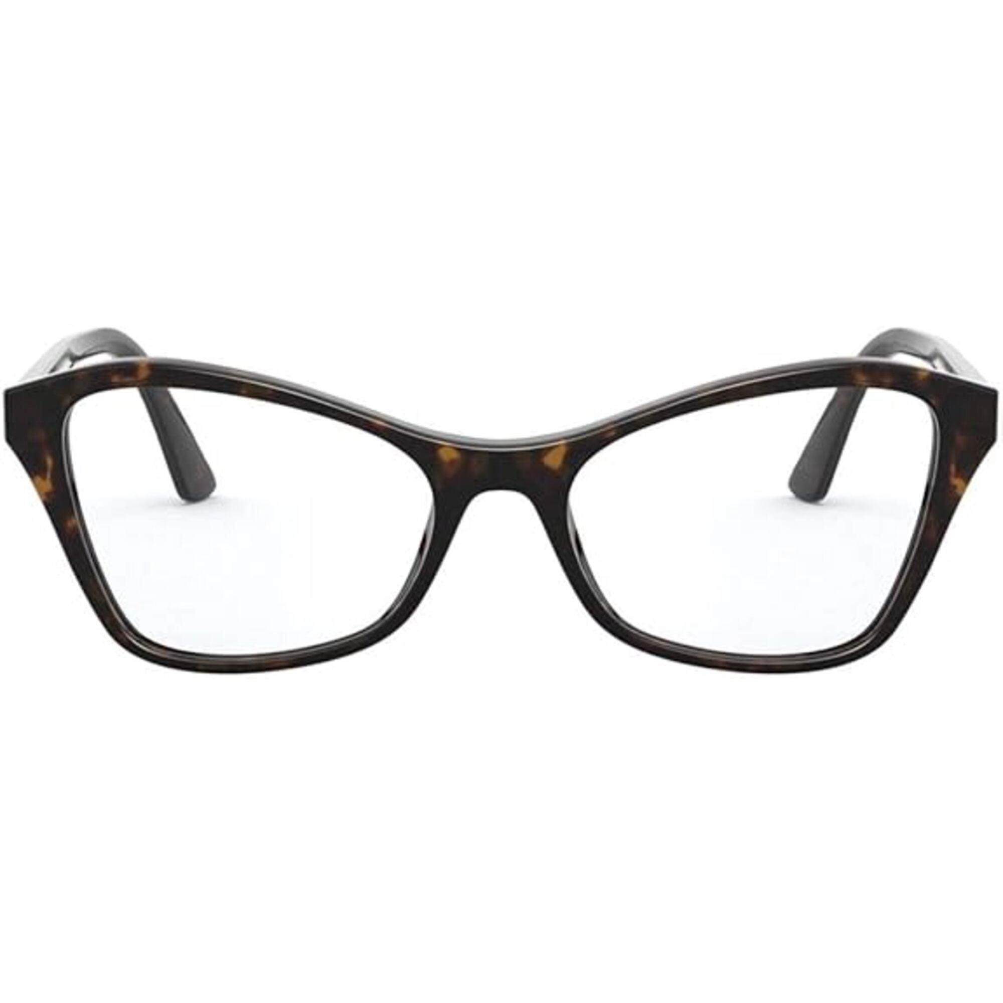 Prada Women's Eyeglasses - Havana Plastic Butterfly Frame | PRADA 0PR 11XV 2AU1O153