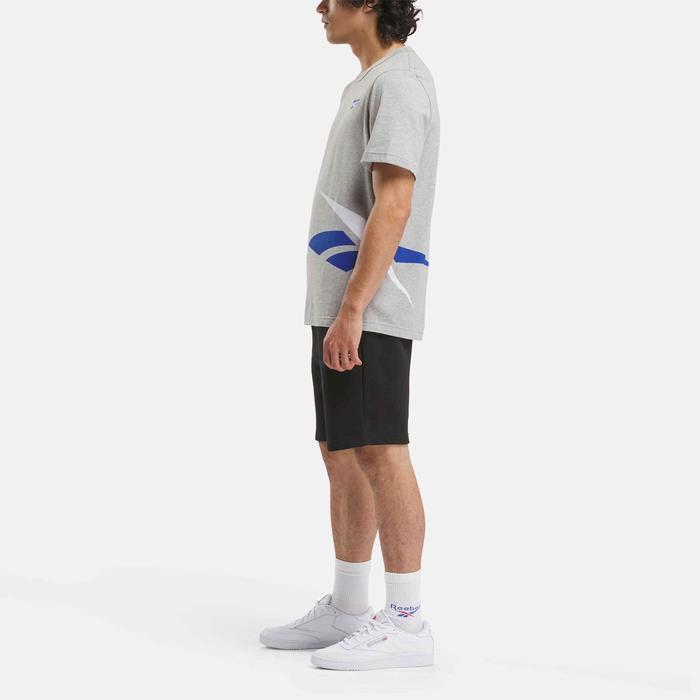 Reebok Identity Cross Check T-Shirt Mgreyh
