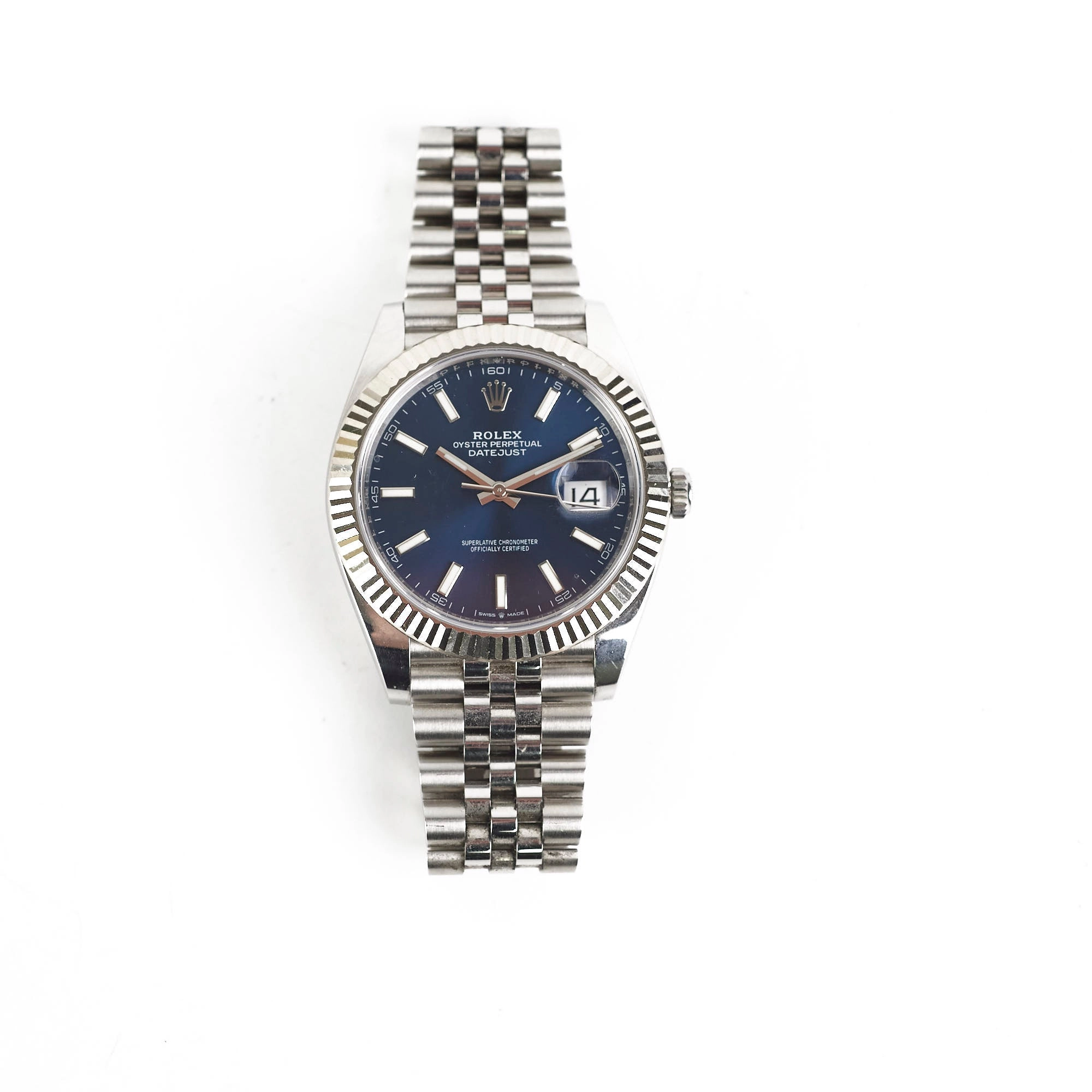Rolex 41mm Datejust Blue Face 126334
