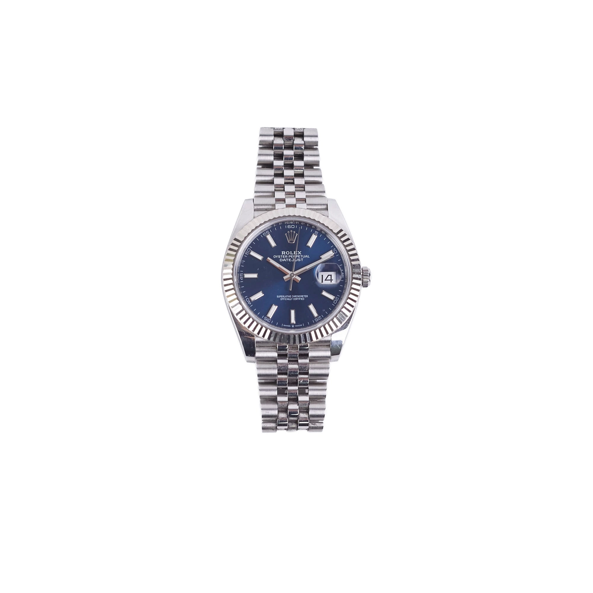 Rolex 41mm Datejust Blue Face 126334