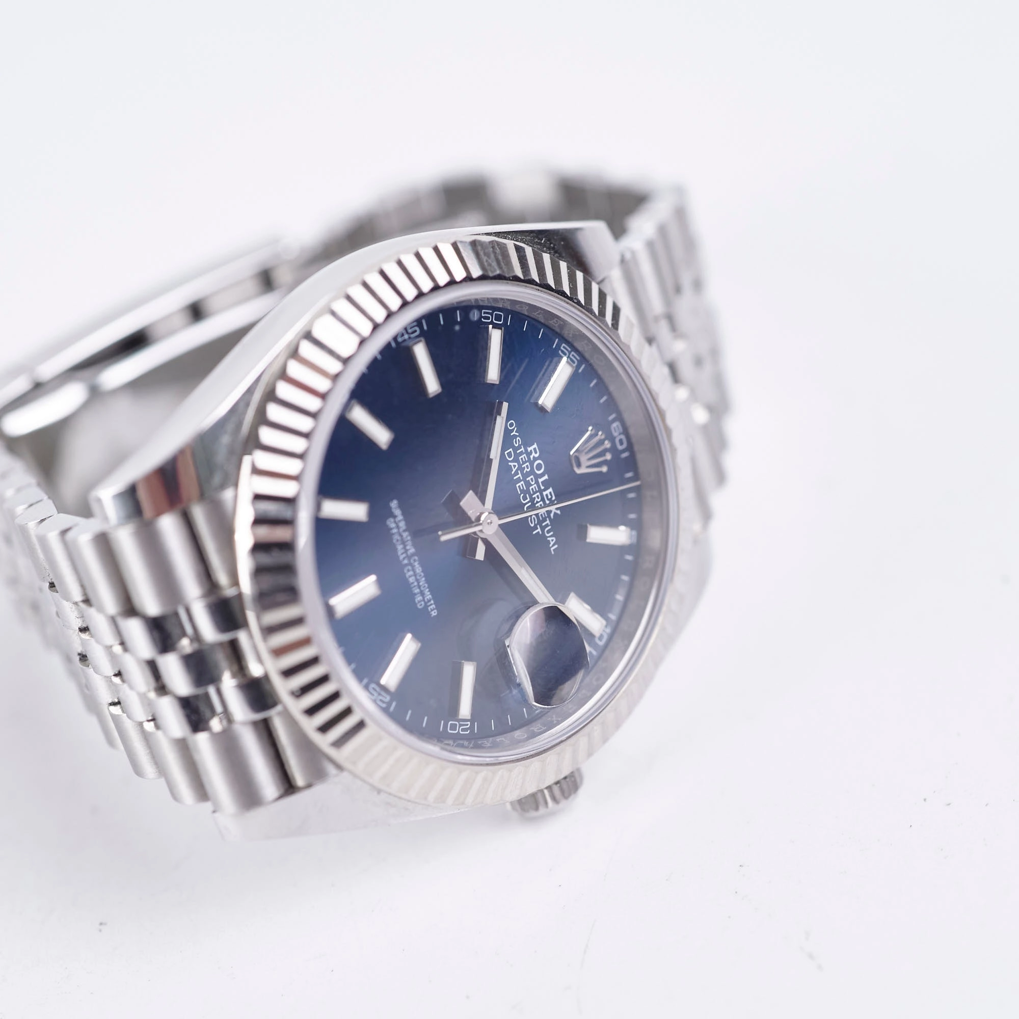 Rolex 41mm Datejust Blue Face 126334