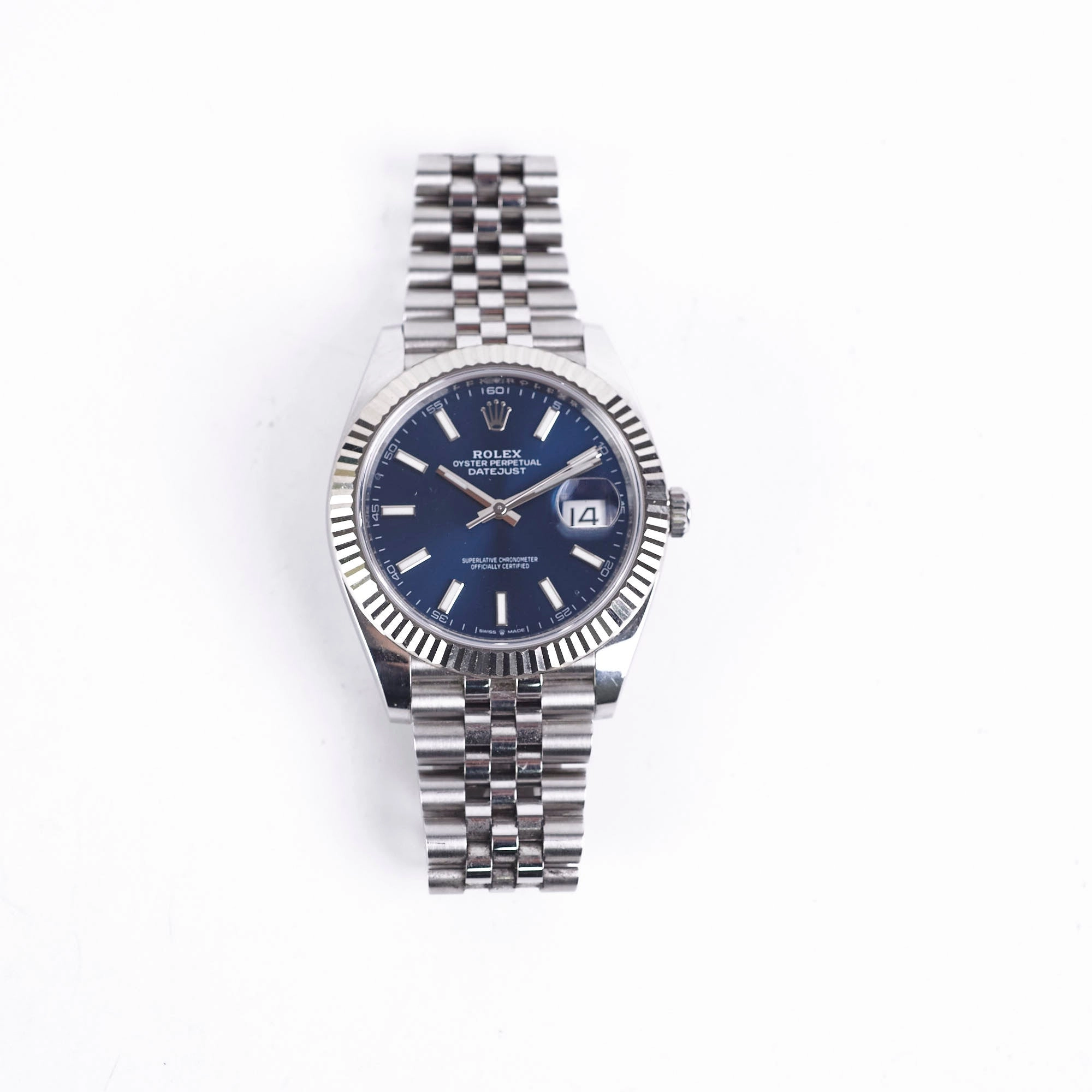 Rolex 41mm Datejust Blue Face 126334