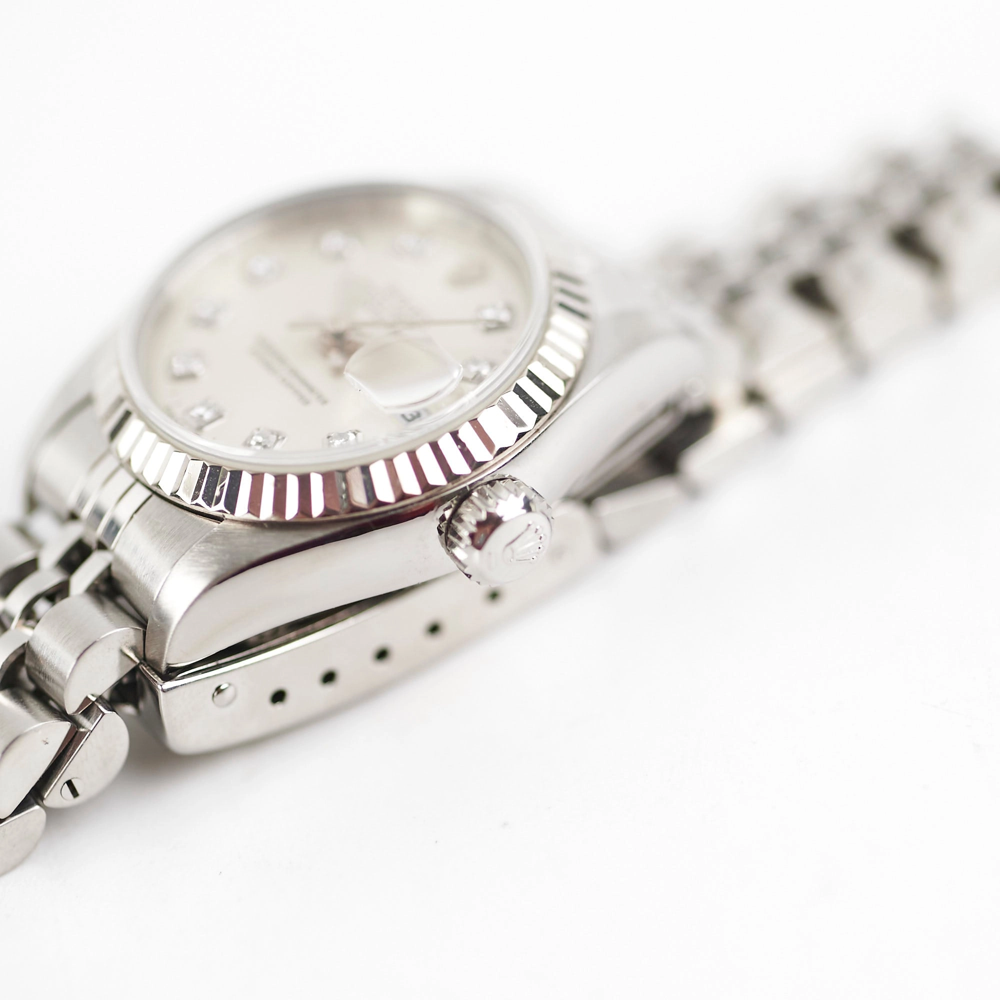 Rolex Datejust Ladies Diamond White Gold 26mm Watch