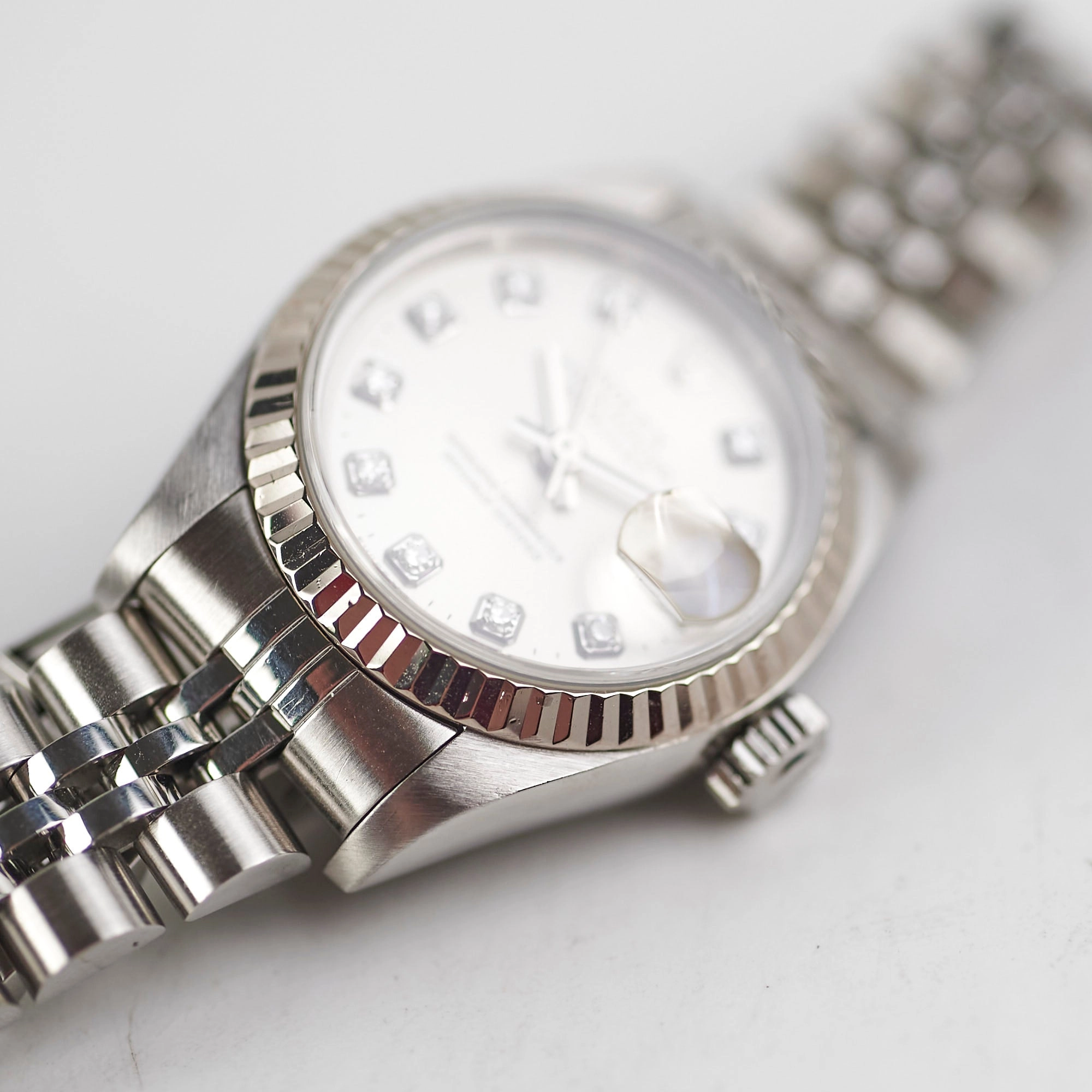 Rolex Datejust Ladies Diamond White Gold 26mm Watch
