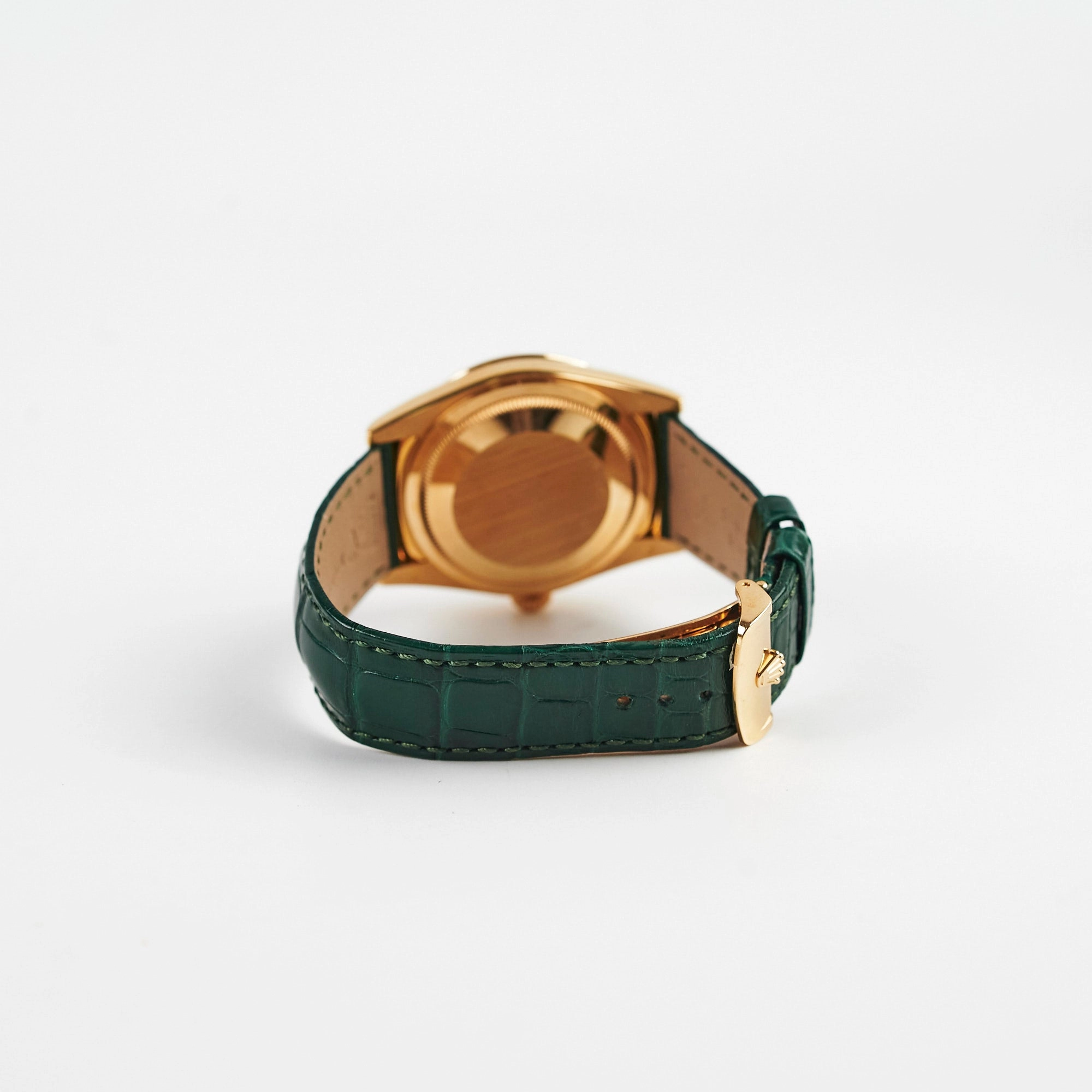 Rolex Day-Date 36mm Gold/Green Ombre Watch 118138 (2014)