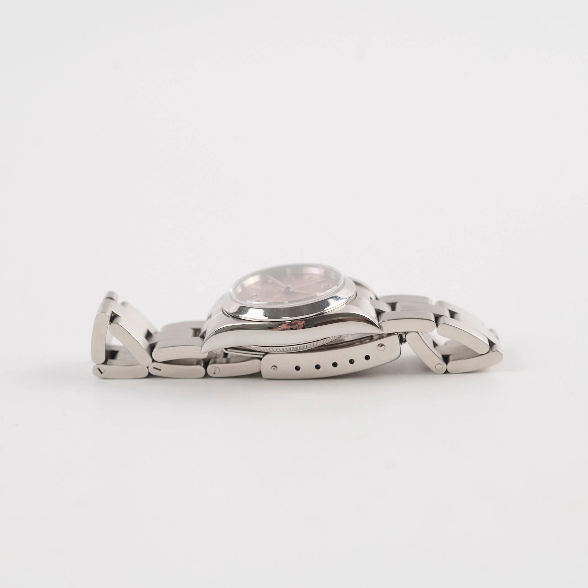 Rolex Oyster Perpetual 24mm Watch Pink Face