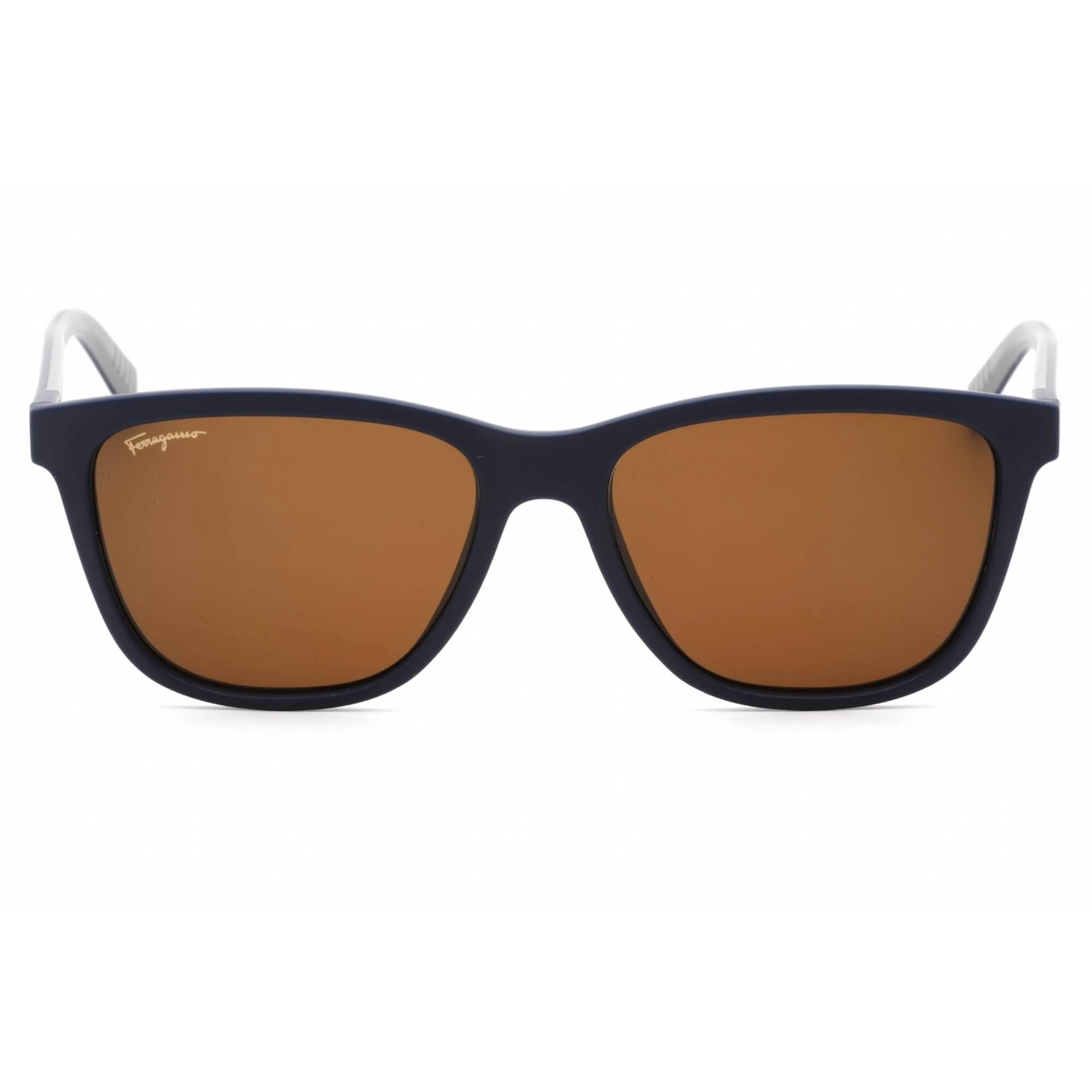 Salvatore Ferragamo Men's Sunglasses - Matte Blue Plastic Full Rim Frame | SF998S 427