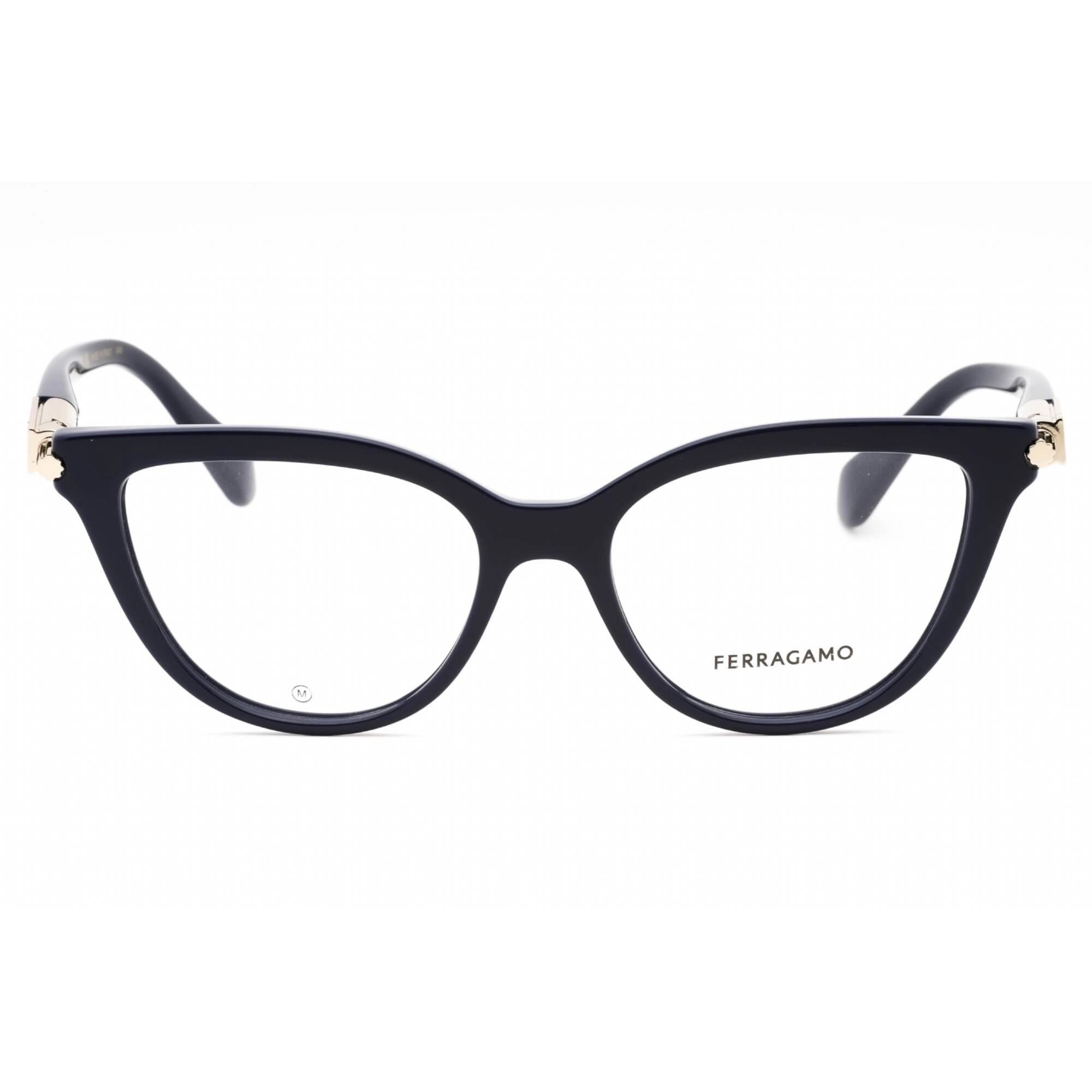 Salvatore Ferragamo Women's Eyeglasses - Blue Navy Cat Eye Full Rim Frame | SF2974 414