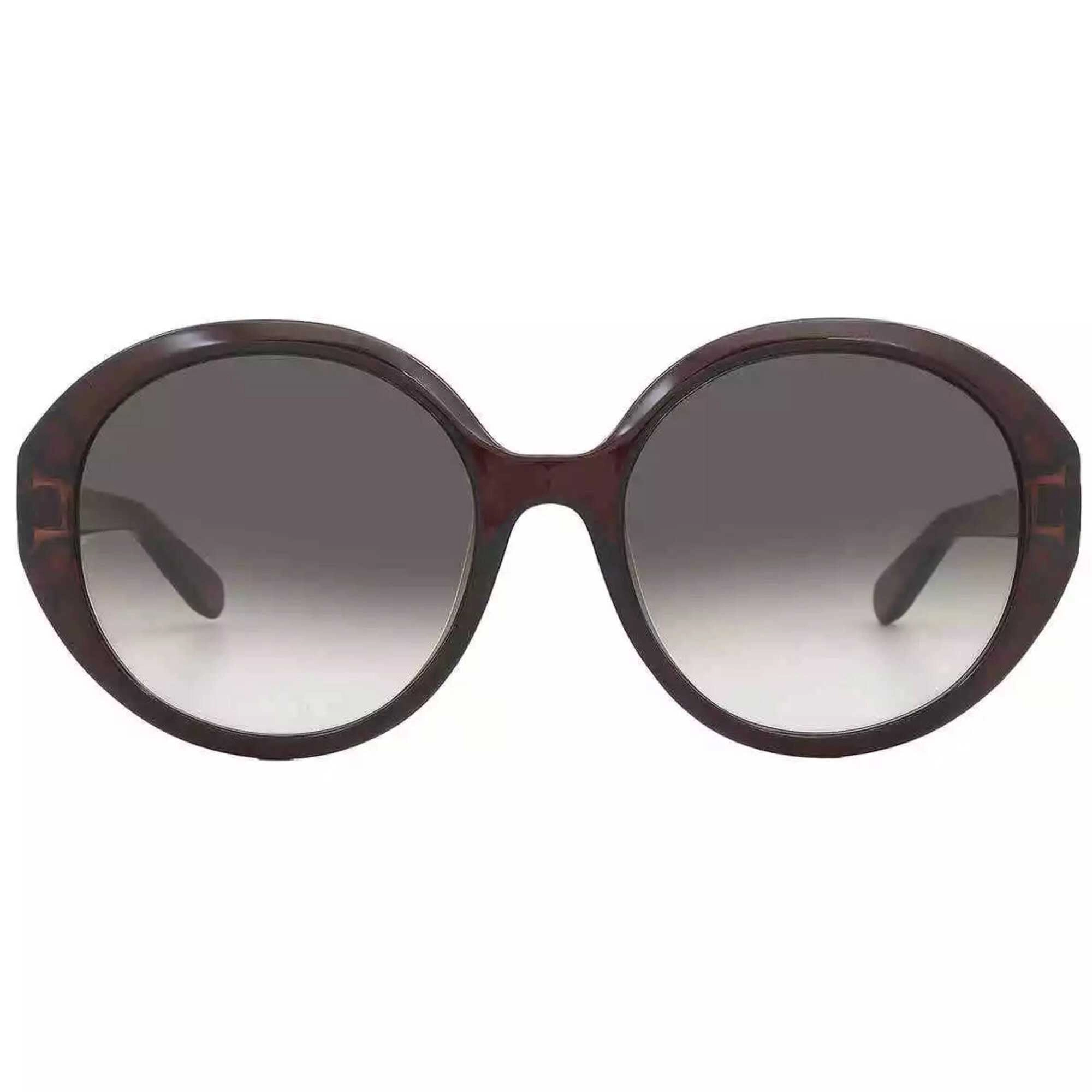Salvatore Ferragamo Women's Sunglasses - Brown Plastic Oval Full Rim | SF1067S 210