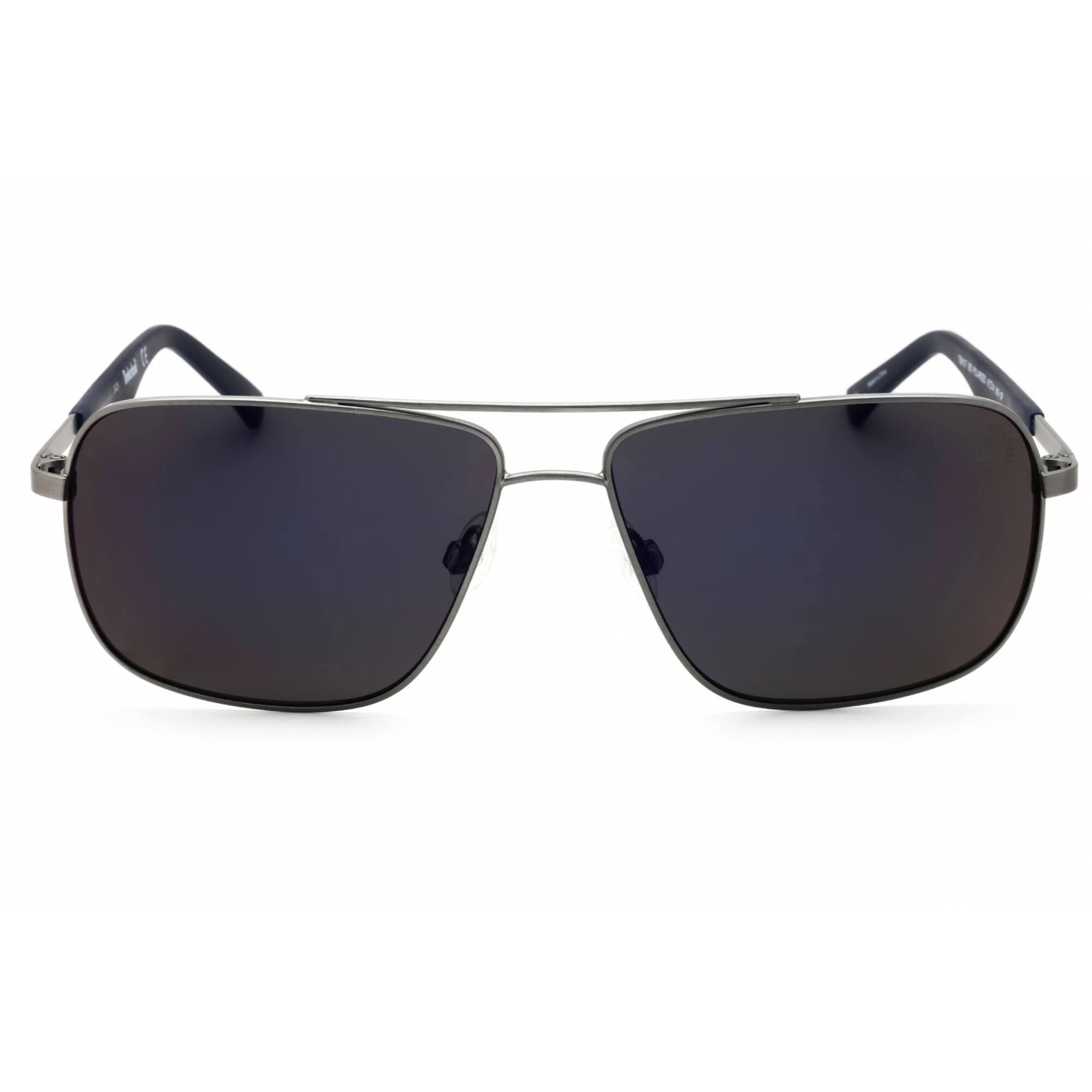 Timberland Men's Sunglasses - Matte Gunmetal Aviator Frame Smoke Lens | TB9107 09D