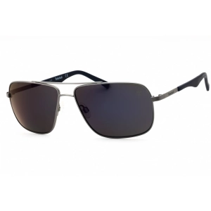 Timberland Men's Sunglasses - Matte Gunmetal Aviator Frame Smoke Lens | TB9107 09D