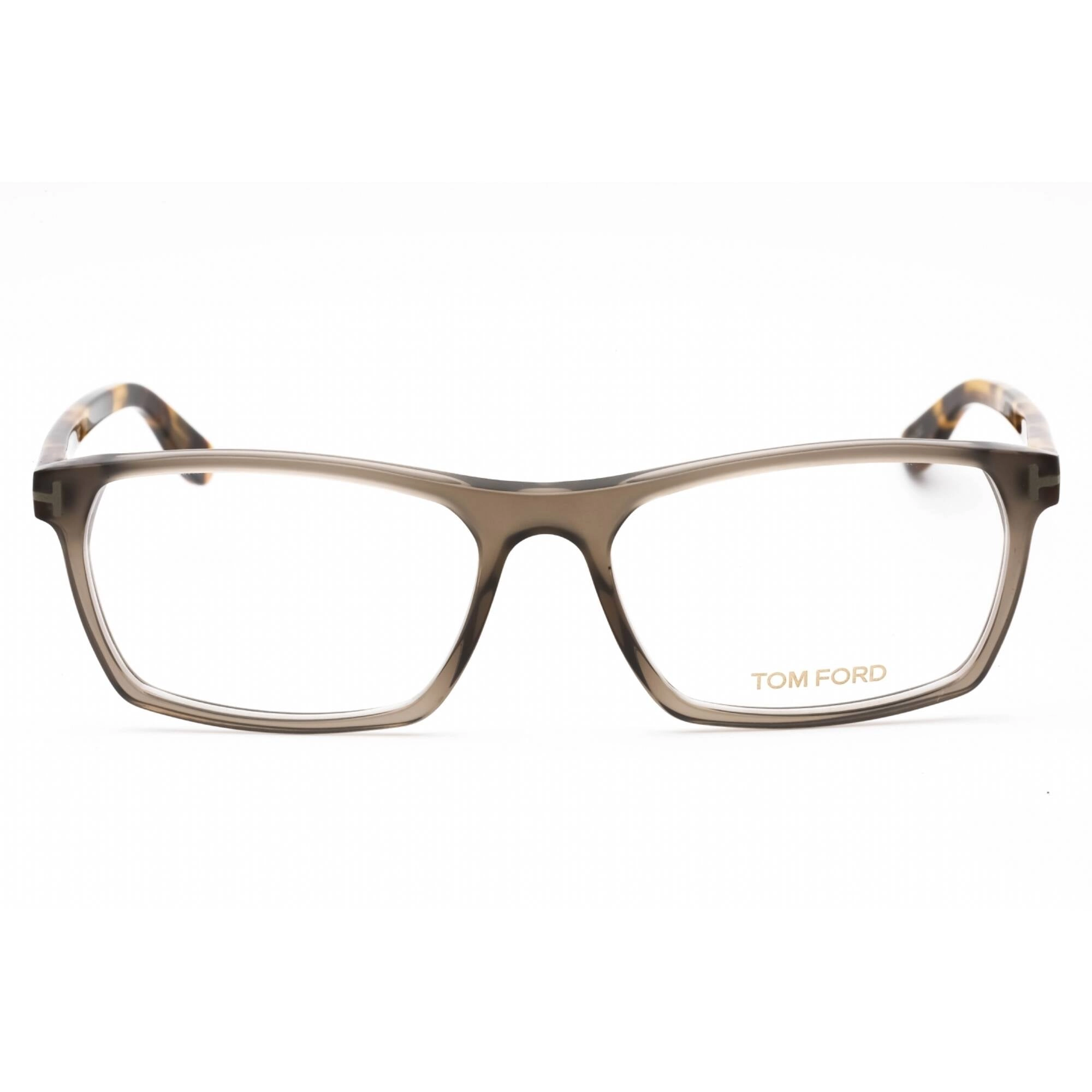 Tom Ford Men's Eyeglasses - Grey Other Rectangular Acetate Full Rim Frame | FT5295 020