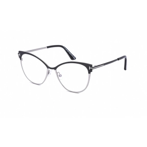 Tom Ford Women's Eyeglasses - Black Plastic Cat Eye Full Rim Frame | FT5530-B 005
