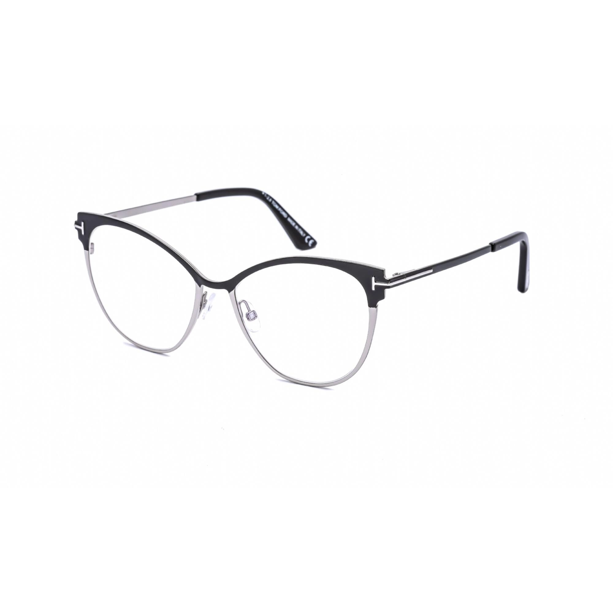 Tom Ford Women's Eyeglasses - Black Plastic Cat Eye Full Rim Frame | FT5530-B 005
