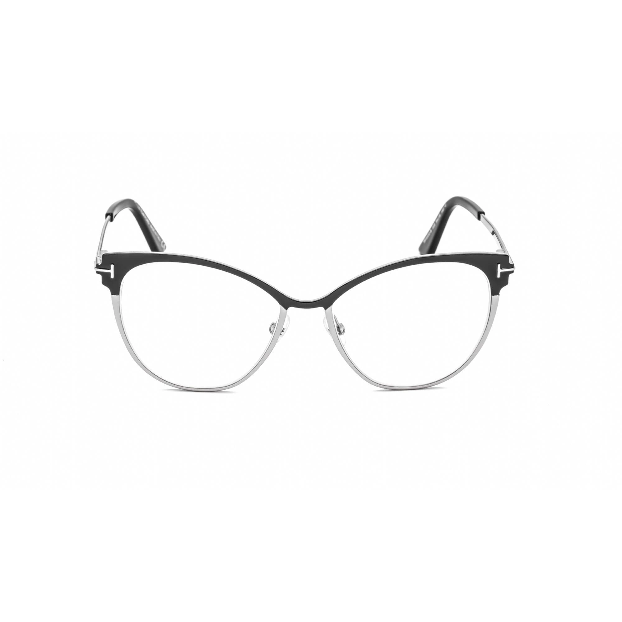 Tom Ford Women's Eyeglasses - Black Plastic Cat Eye Full Rim Frame | FT5530-B 005