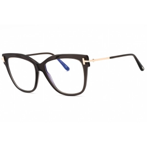 Tom Ford Women's Eyeglasses - Grey/Other Cat Eye Plastic Full Rim Frame | FT5704-B 020