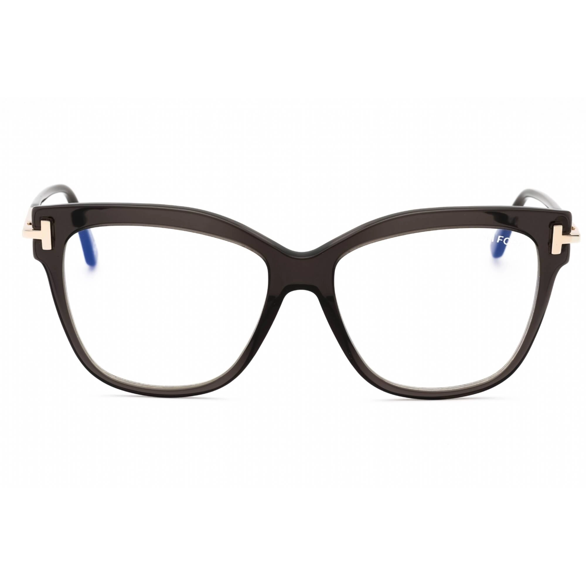 Tom Ford Women's Eyeglasses - Grey/Other Cat Eye Plastic Full Rim Frame | FT5704-B 020