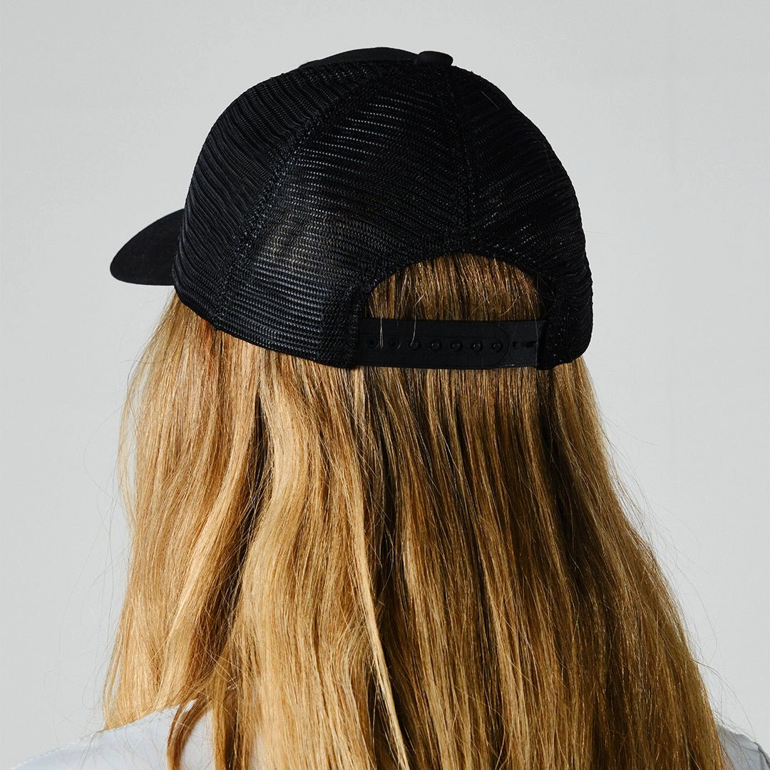 Women's Canopy Trucker Hat Black