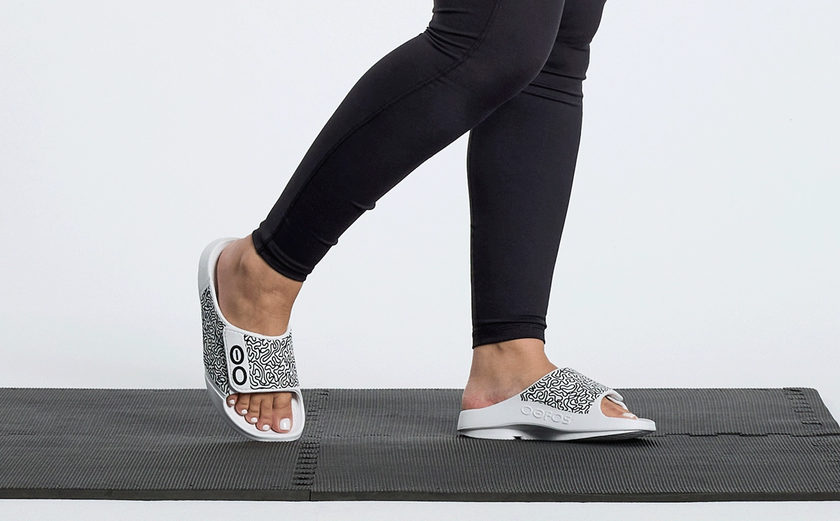 Women's OOahh Sport Flex Sandal - White Labyrinth (SALE)