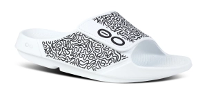 Women's OOahh Sport Flex Sandal - White Labyrinth (SALE)