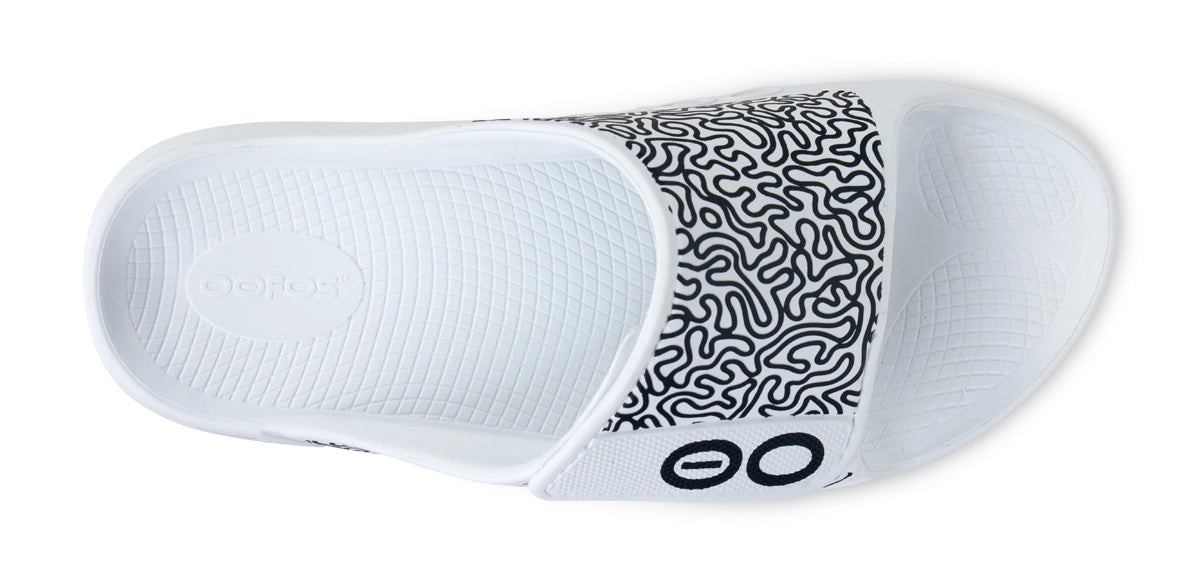 Women's OOahh Sport Flex Sandal - White Labyrinth (SALE)