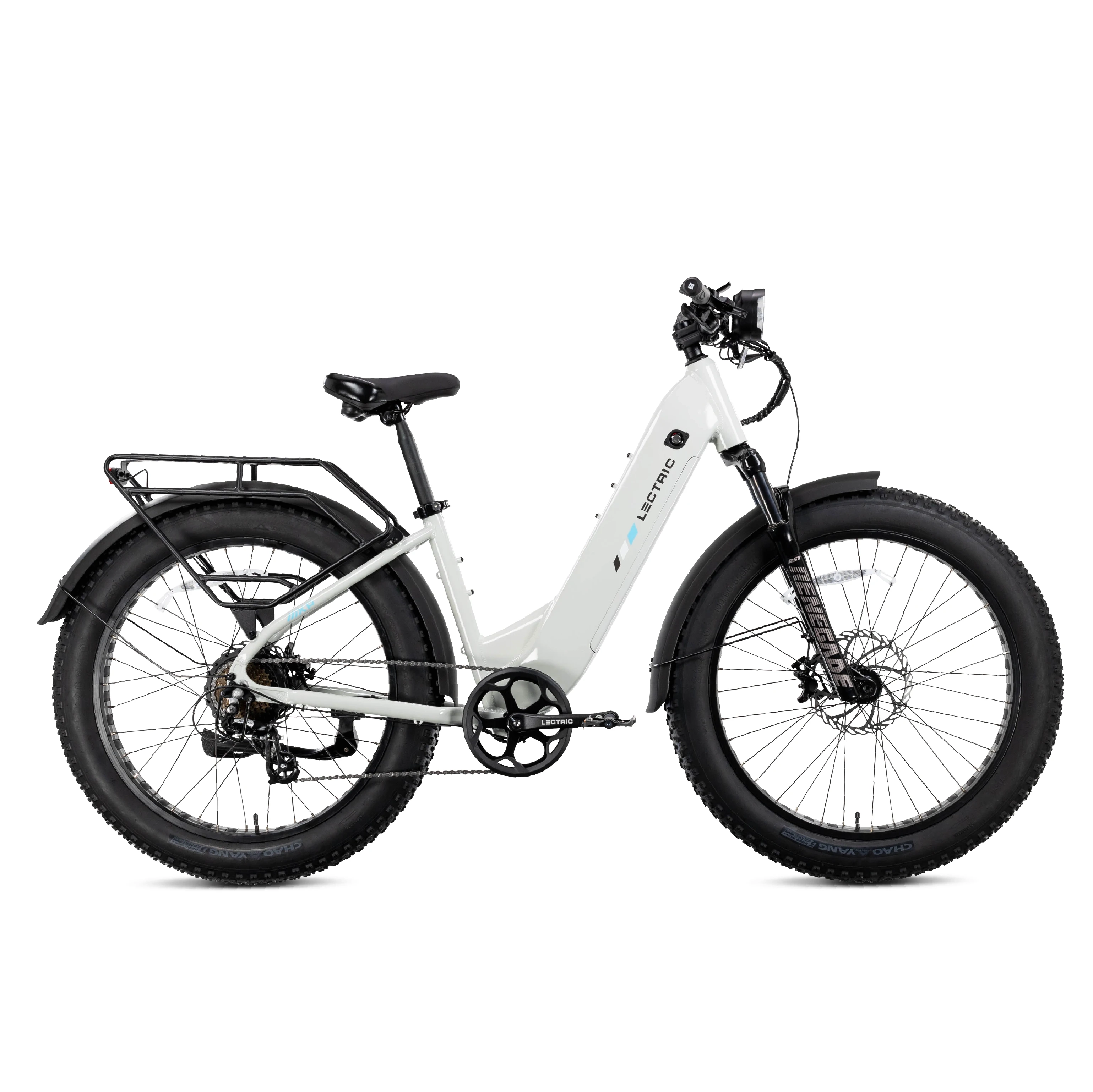 XPeak Step-Thru 2.0   FREE Rear Rack, Fenders, Elite Headlight, Suspension Seat Post ($316 Value)