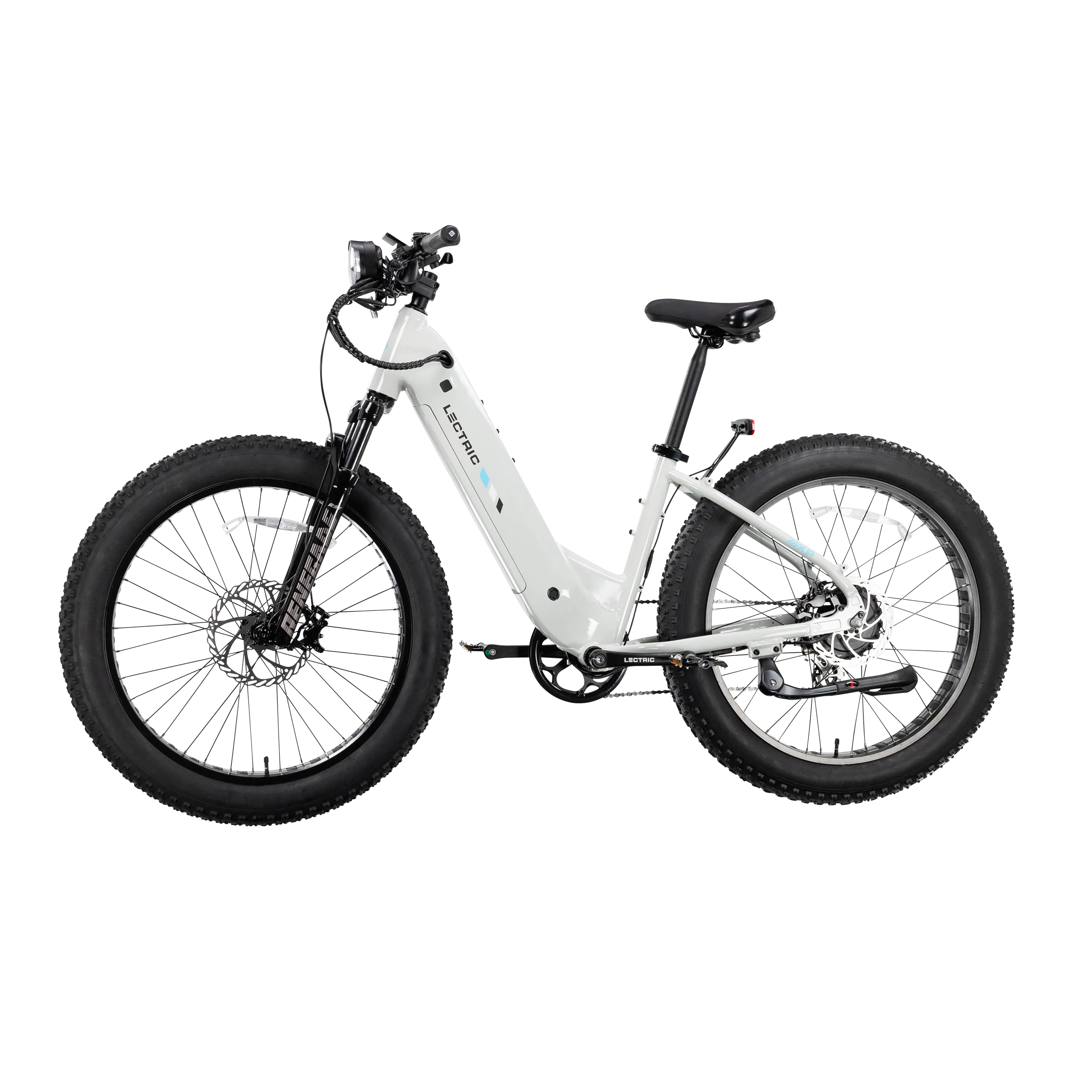 XPeak Step-Thru 2.0   FREE Rear Rack, Fenders, Elite Headlight, Suspension Seat Post ($316 Value)