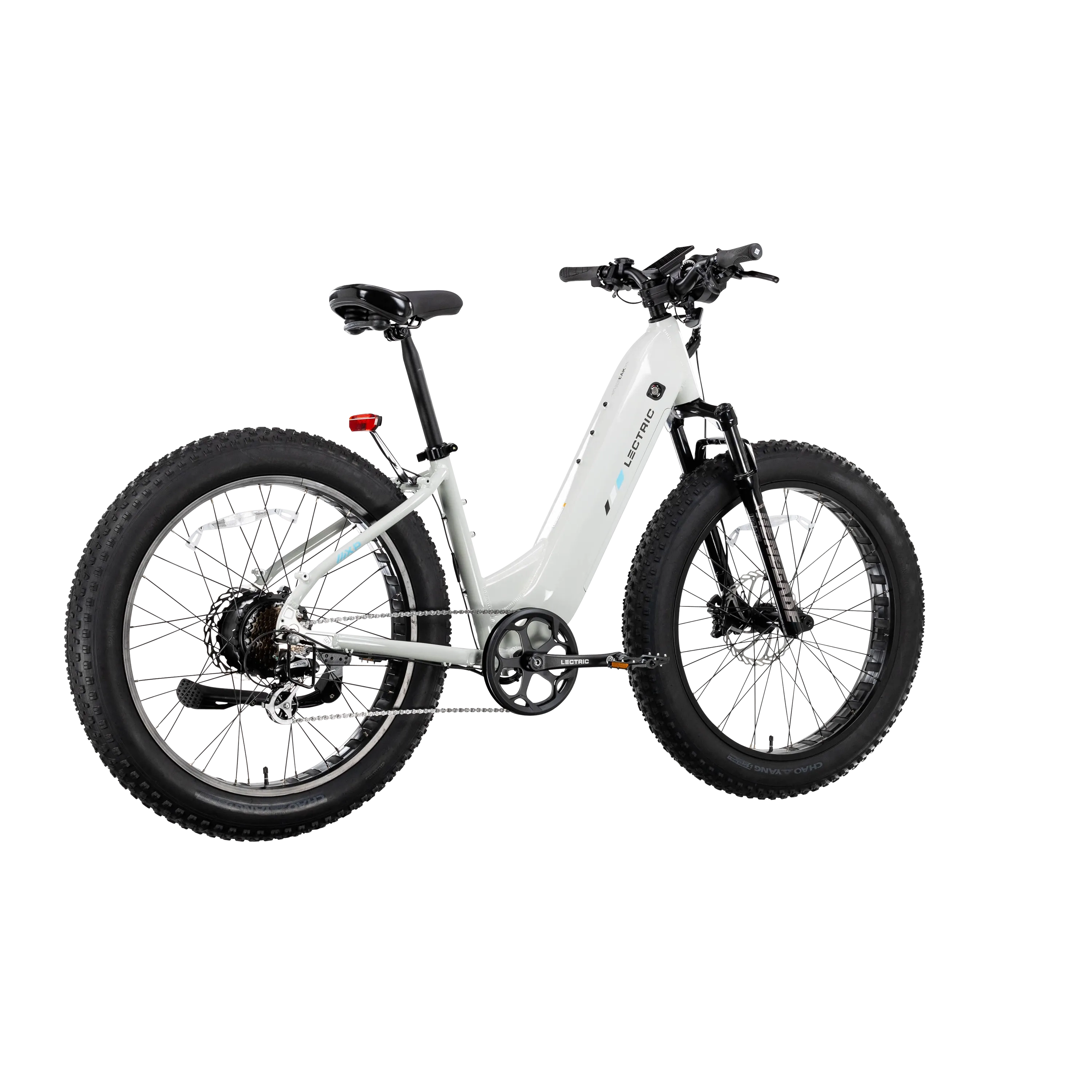 XPeak Step-Thru 2.0   FREE Rear Rack, Fenders, Elite Headlight, Suspension Seat Post ($316 Value)