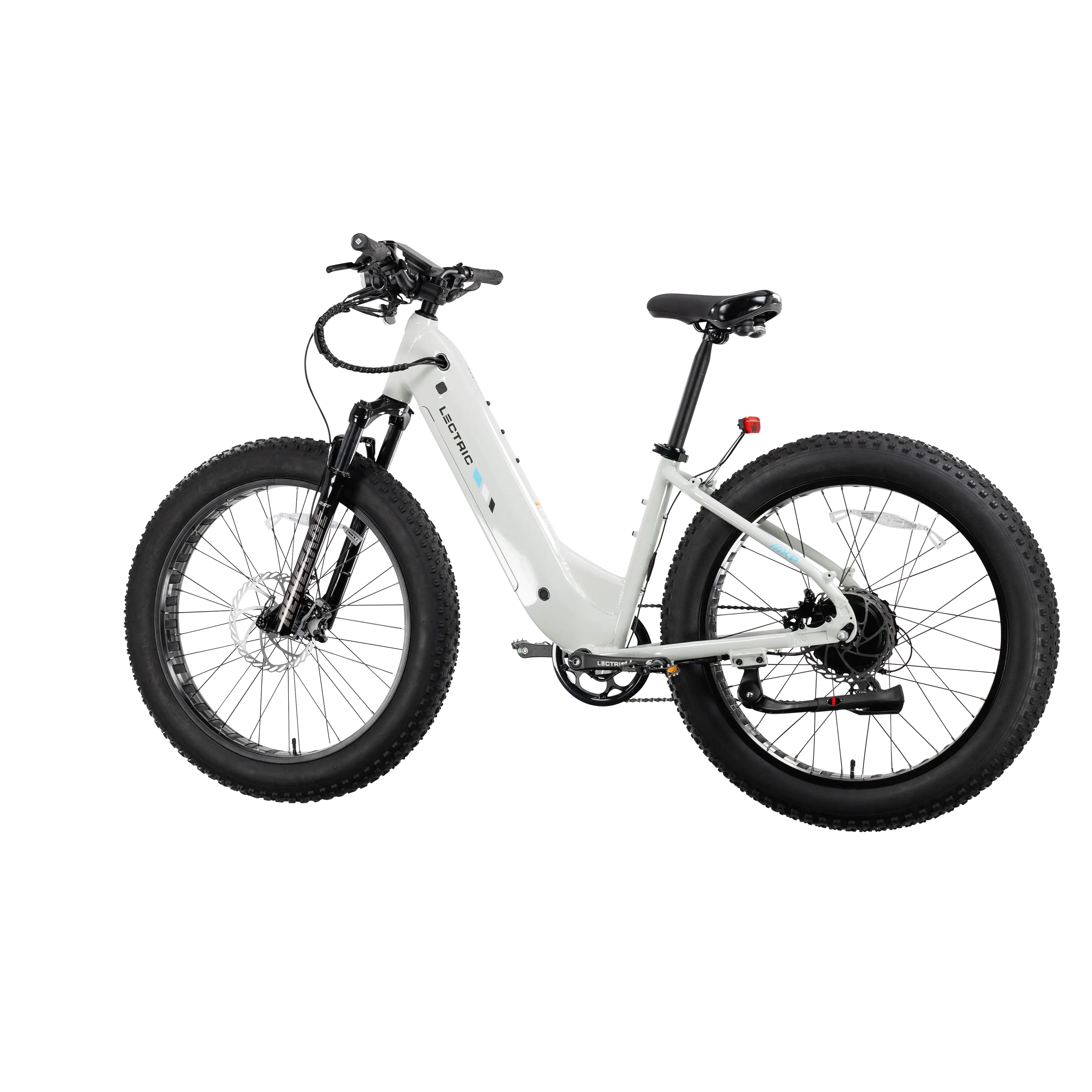 XPeak Step-Thru 2.0   FREE Rear Rack, Fenders, Elite Headlight, Suspension Seat Post ($316 Value)